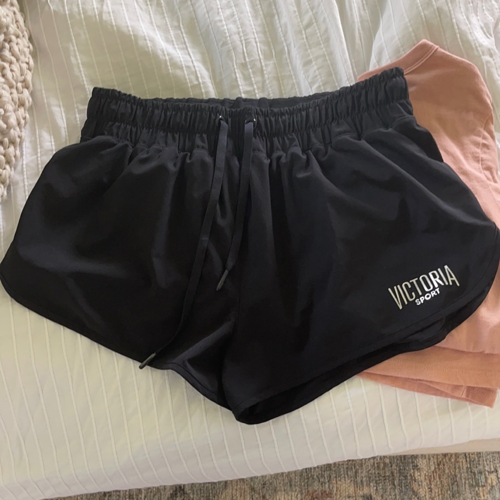 Victoria secret black gym shorts
